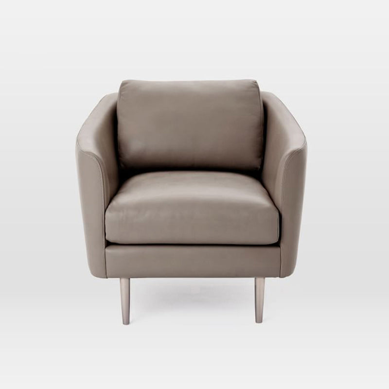 Contemporary Fabric Standard Sofa Sloped Arm Cushions Settee