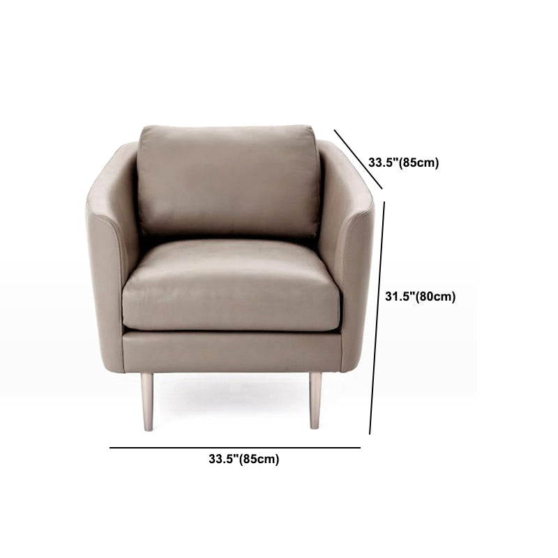 Contemporary Fabric Standard Sofa Sloped Arm Cushions Settee