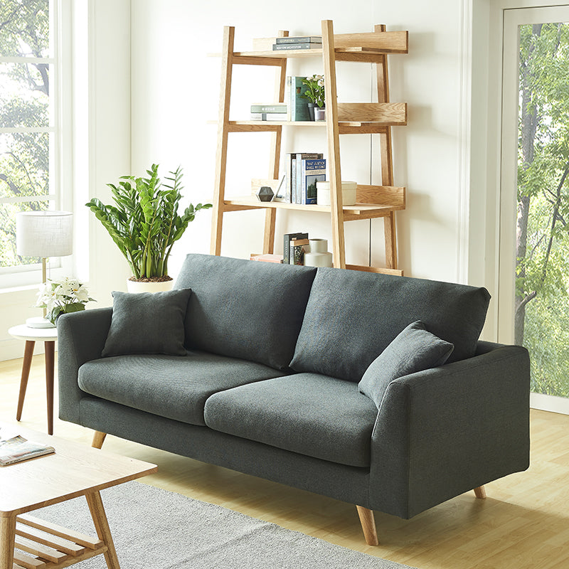 Contemporary Tuxedo Arm Sofa Cushions Fabric Standard Seating