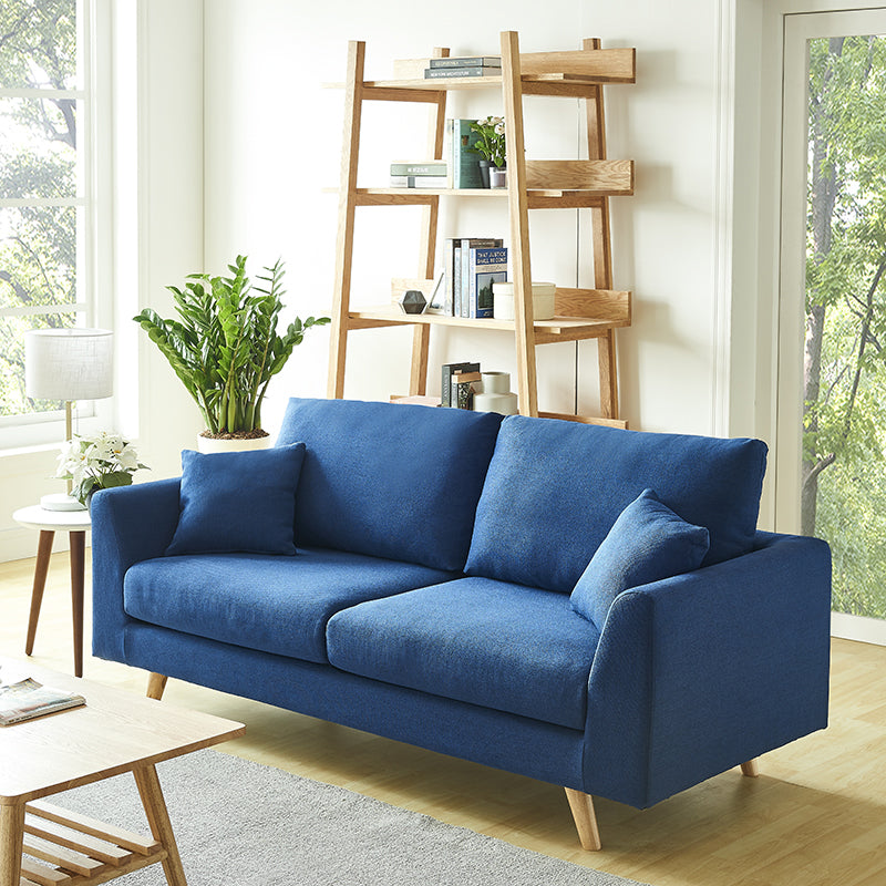 Contemporary Tuxedo Arm Sofa Cushions Fabric Standard Seating