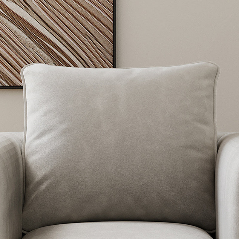 35.43" High Velvet Armless Chair Solid Wood Frame Chair for Living Room