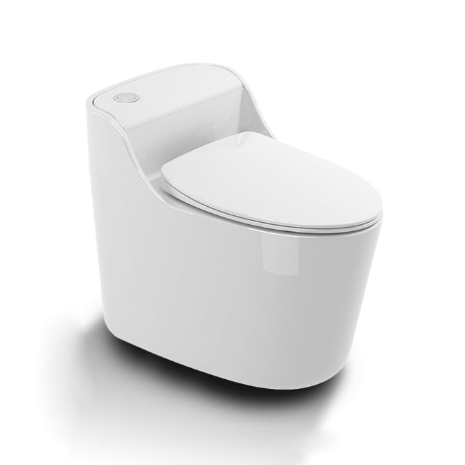 Modern Toilet Bowl Siphon Jet Toilet with Slow Close Seat for Bathroom