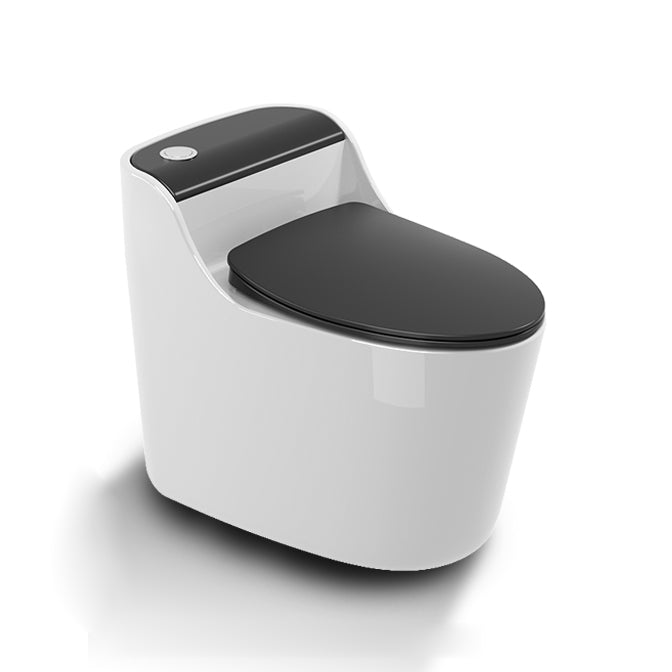 Modern Toilet Bowl Siphon Jet Toilet with Slow Close Seat for Bathroom