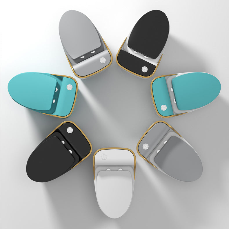 Modern Toilet Bowl Siphon Jet Toilet with Slow Close Seat for Bathroom