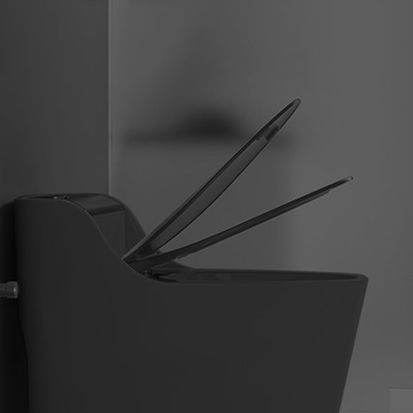 Modern Toilet Bowl Siphon Jet Toilet with Slow Close Seat for Bathroom