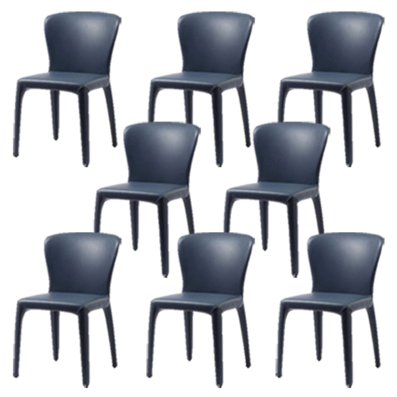 Contemporary Chair Dining Chairs with Metal Legs for Kitchen
