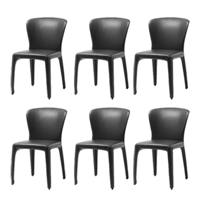 Contemporary Chair Dining Chairs with Metal Legs for Kitchen