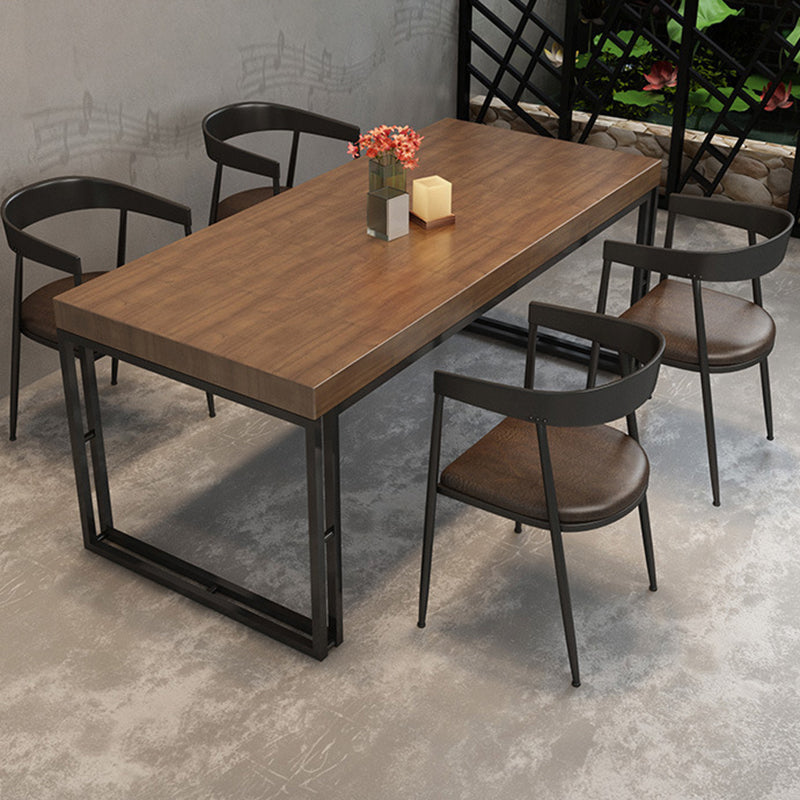 Modern 1/5/7 Pieces Dining Set Rectangle Pine Wood Dining Table for Bar