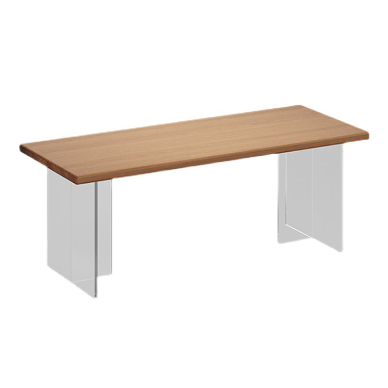 1/2/5 Pieces Rectangle Dining Set Modern Solid Wood Dining Table with Chairs