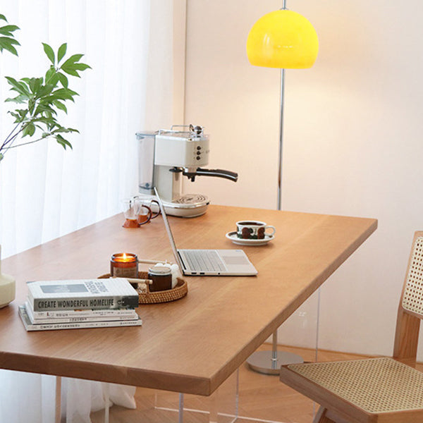 1/2/5 Pieces Rectangle Dining Set Modern Solid Wood Dining Table with Chairs