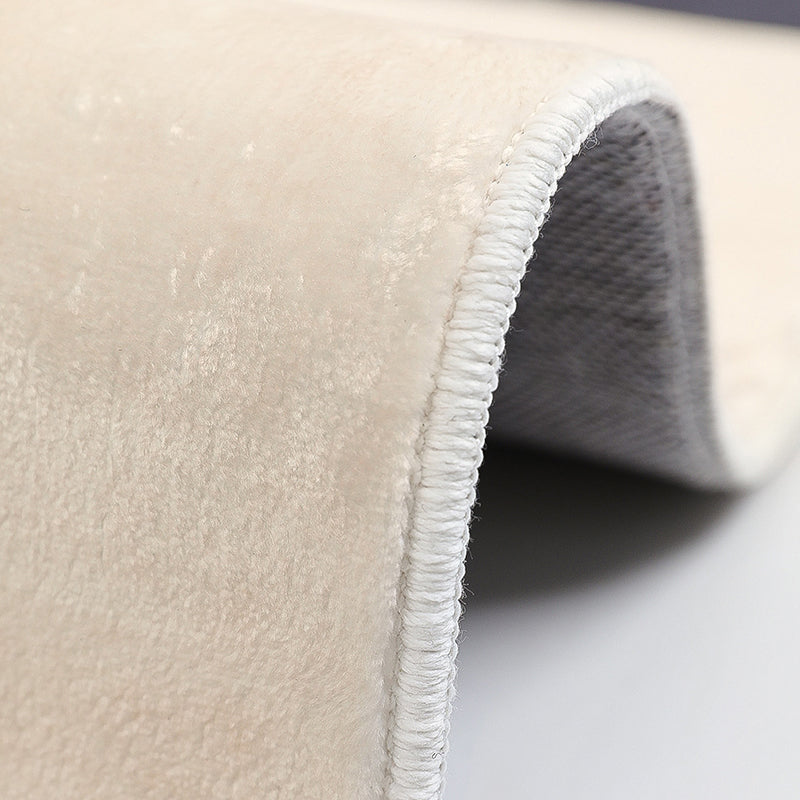 Modern Abstract Rug Polyester Brown Rug Stain Resistant Rug for Living Room