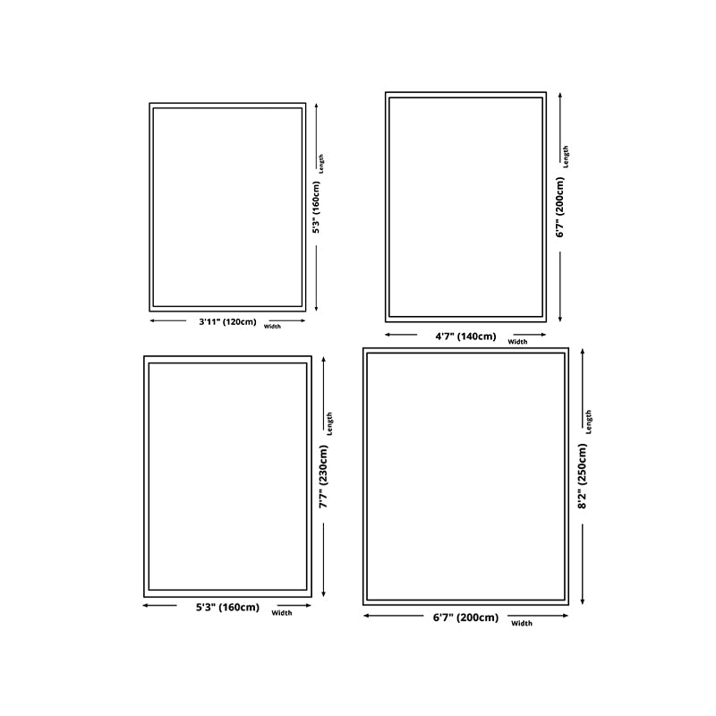 Modern Abstract Rug Polyester Brown Rug Stain Resistant Rug for Living Room