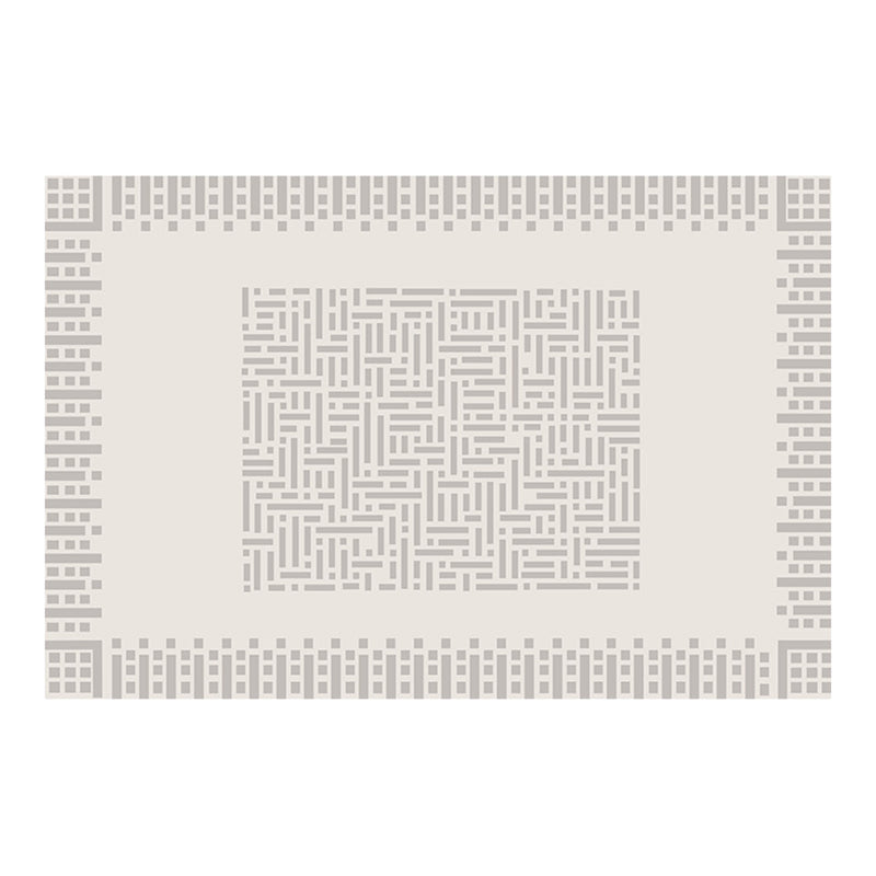 Modern Indoor Rug Polyester Graphic Rug Stain Resistant Rug for Living Room