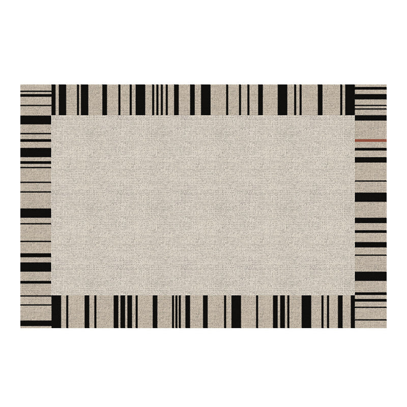 Modern Carpet Polyester Striped Area Carpet Stain Resistant Carpet for Drawing Room