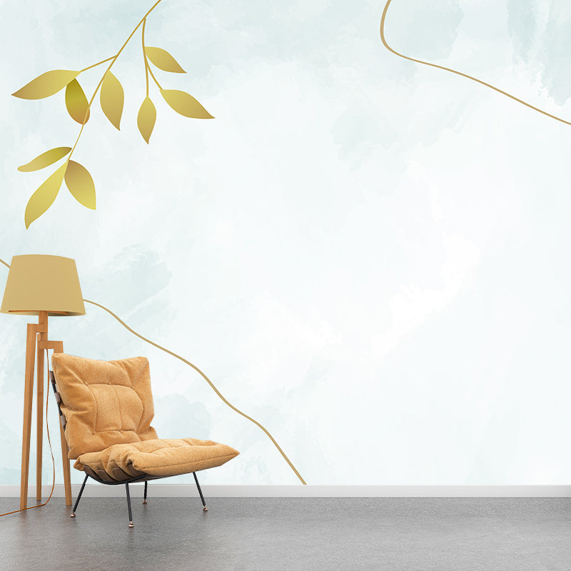 Modern Style Illustration Mural Wallpaper Minimalism Sitting Room Wall Mural