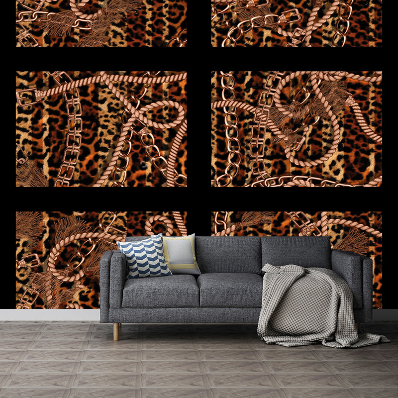 Animal Skin Mural Wallpaper Environment Friendly Living Room Wall Mural