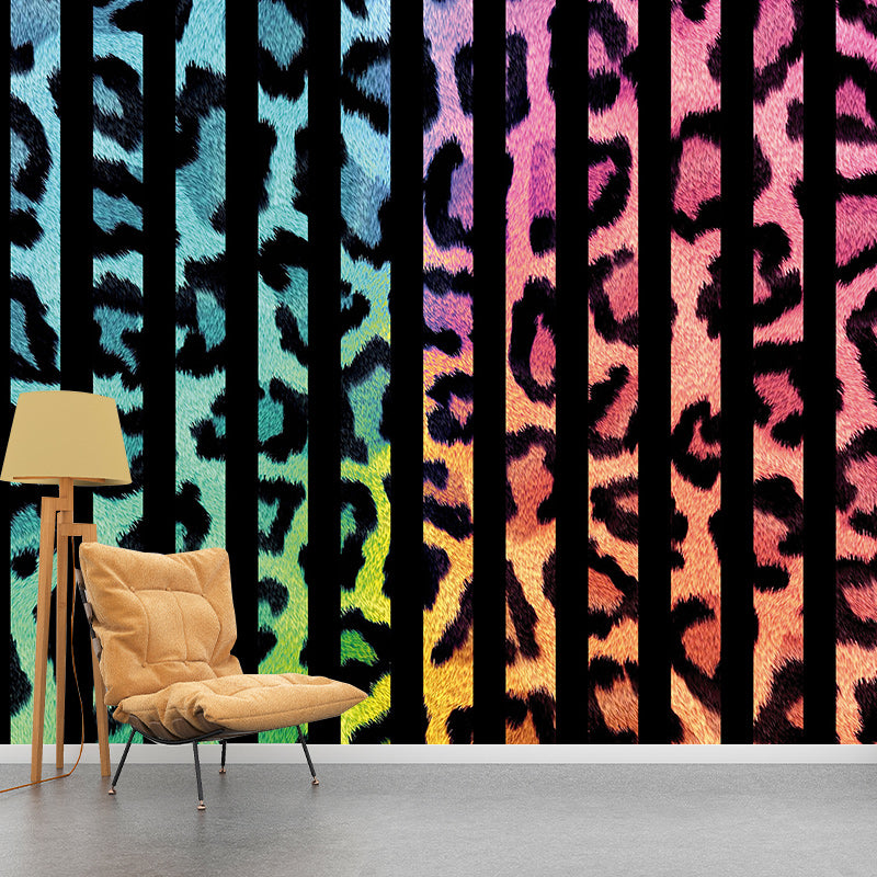 Animal Skin Mural Wallpaper Environment Friendly Living Room Wall Mural