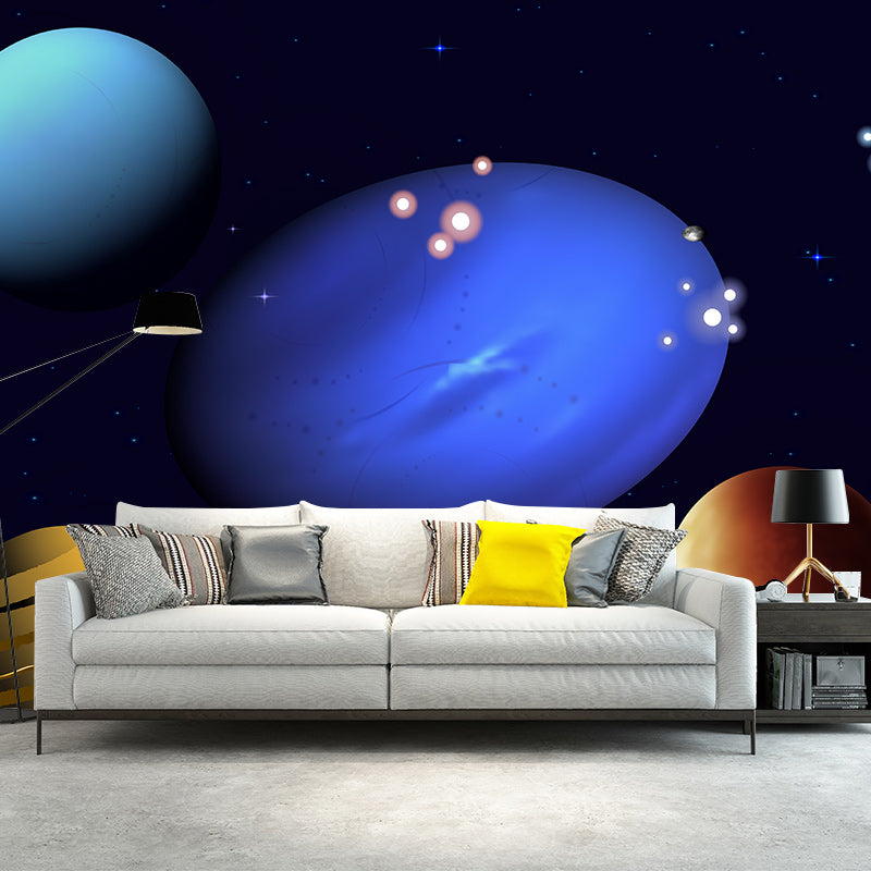 Environmental Wall Mural Wallpaper Universe Pattern Living Room Wall Mural
