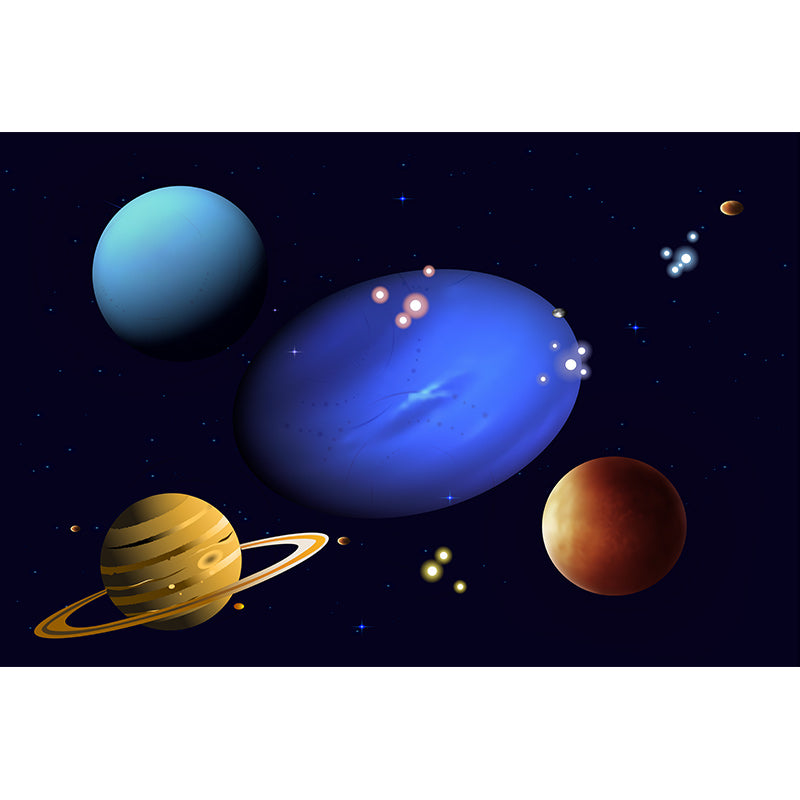 Environmental Wall Mural Wallpaper Universe Pattern Living Room Wall Mural