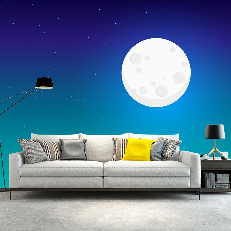 Universe Pattern Mural Wallpaper Illustration Indoor Wall Mural