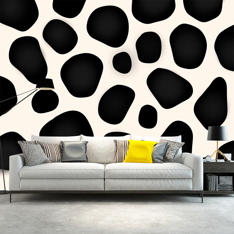 Illustration Stain Resistant Mural Wallpaper Animal Skin Sleeping Room Wall Mural