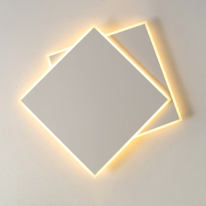 White LED Ceiling Light Contemporary Flush Mount Lighting for Restaurant