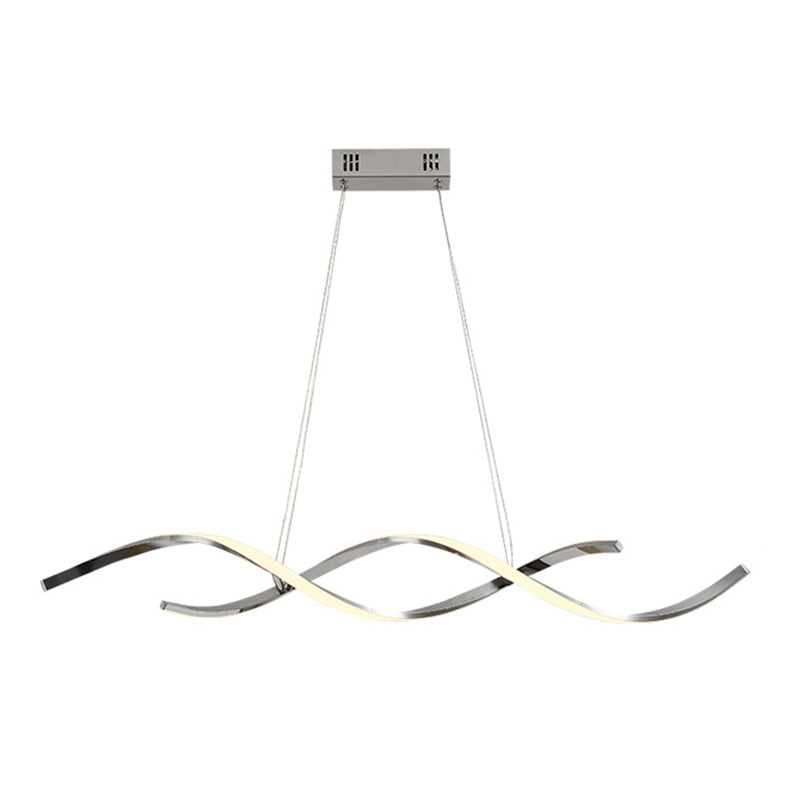 2-Lights Modernist Island Pendants Metal Pendant Lights for Dining Room