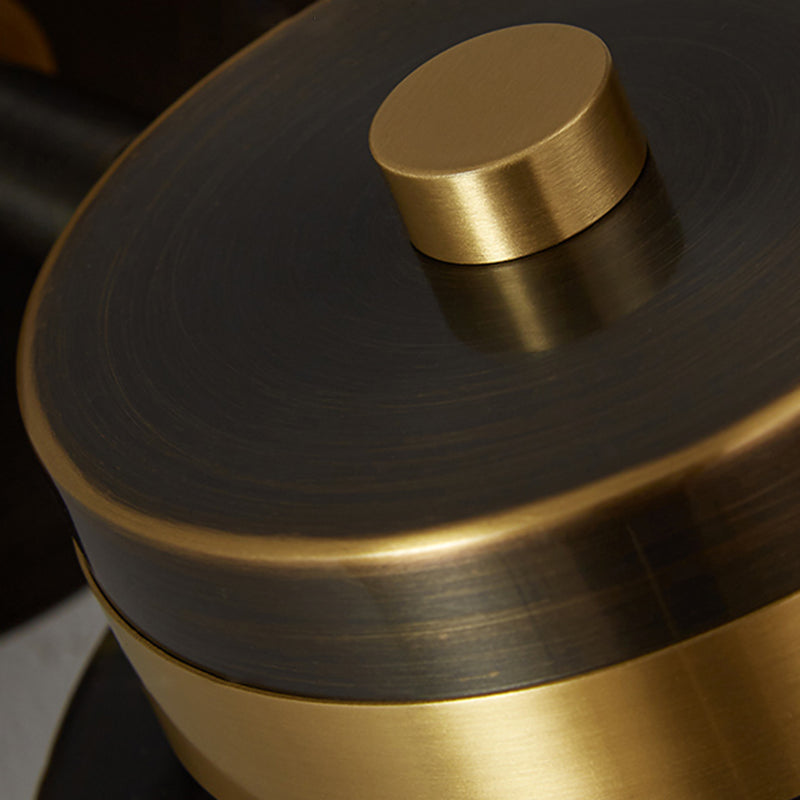 1-Light Adjustable Wall Light Modern Metal Wall Lights in Black