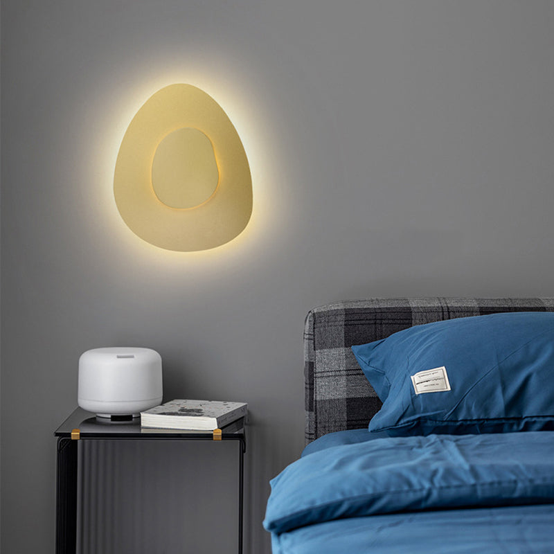 2-Light Geometric Wall Lamp Modern Metal Sconce Light for Bedroom