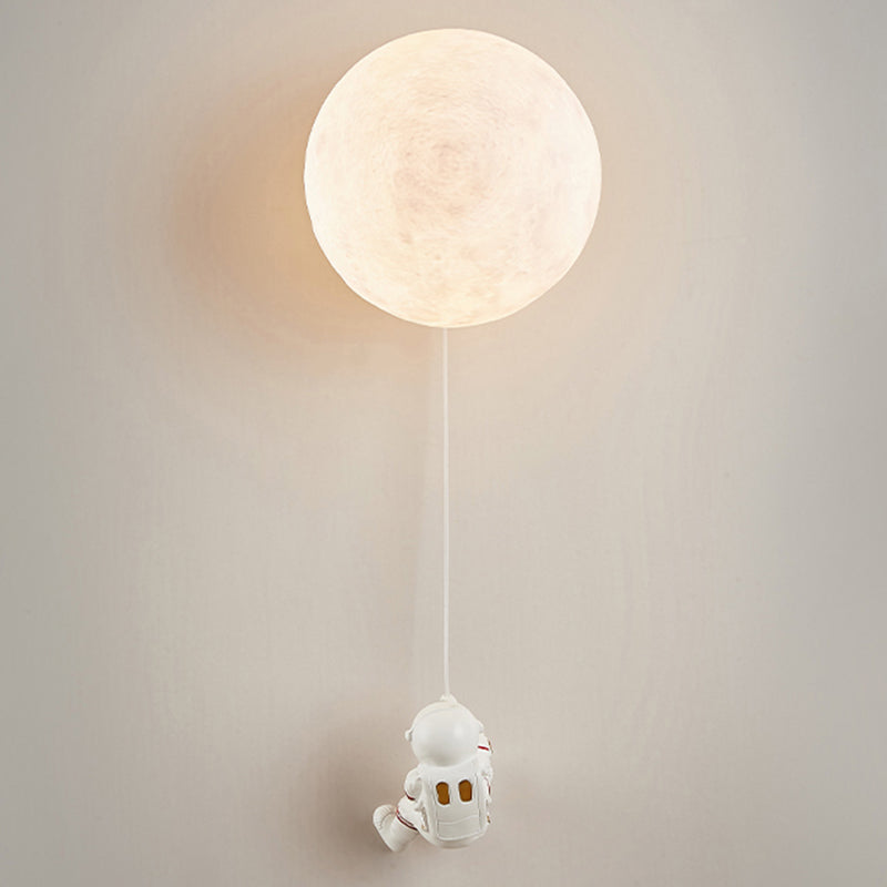 Nordic Style Iron Wall Light Ball Shape Wall Lamp for Children's Room (Included Doll)