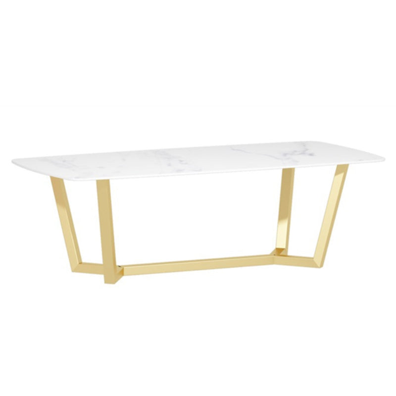 Modern 1/7 Pieces Dining Set Rectangle Stone Dining Table for Cafe Dining Room