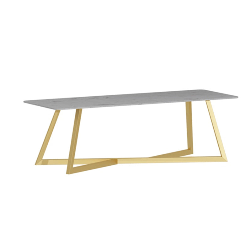 Modern 1/7 Pieces Dining Set Rectangle Stone Dining Table for Living Room