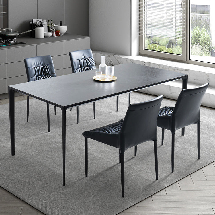 Designer Style 1/2/5/7 Pieces Rectangle Dining Set Sintered Stone Top Dinette Table Set