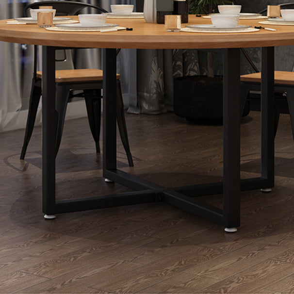 Nordic 1/5/7 Pieces Dining Set Round Wood Dining Table for Dining Room