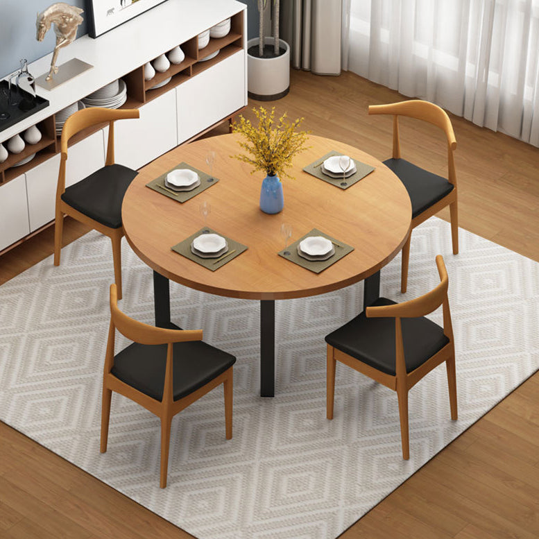Modern Wood Dining Table Set 1/2/5 Pieces Dining Set for Home Use
