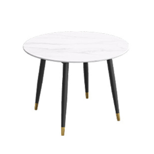 Modern 1/5 Pieces Dining Set Round Stone Dining Table for Living Room