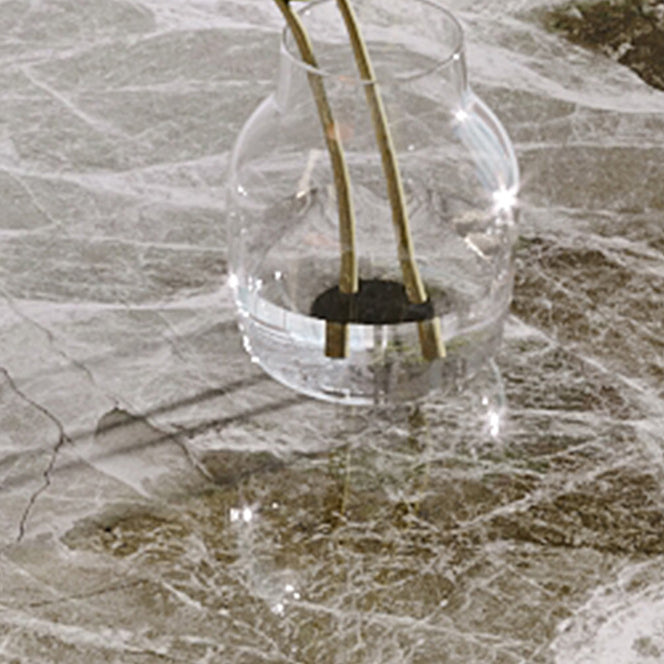 Modern 1/5 Pieces Dining Set Round Stone Dining Table for Living Room