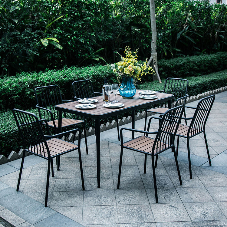 Modern Wood Dining Table Set 1/4/5/7 Pieces Dining Set for Home Use