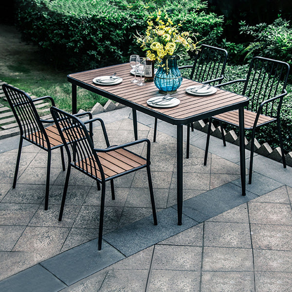 Modern Wood Dining Table Set 1/4/5/7 Pieces Dining Set for Home Use