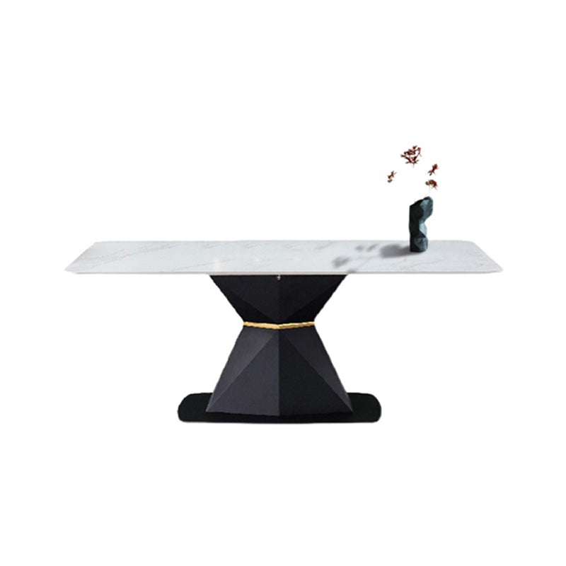 Contemporary Rectangle Table Set 1/5/6 Pieces Dining Set for Home Use