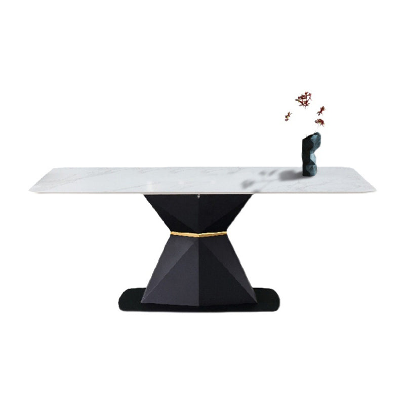 Contemporary Rectangle Table Set 1/5/6 Pieces Dining Set for Home Use