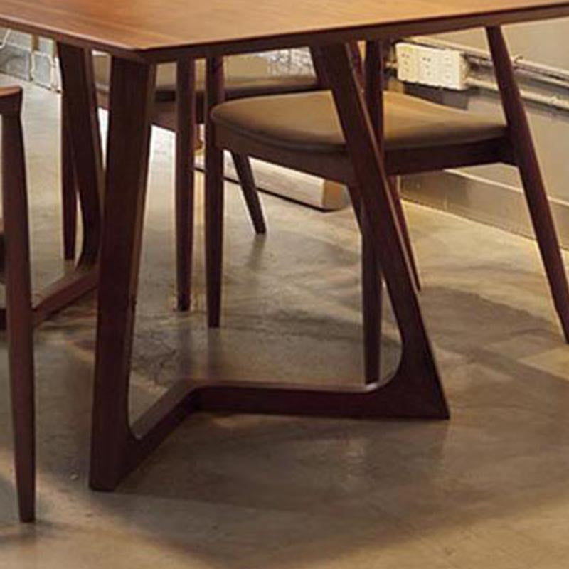 Modern 1/5 Pieces Dining Set Rectangle Wood Dining Table for Living Room Kitchen