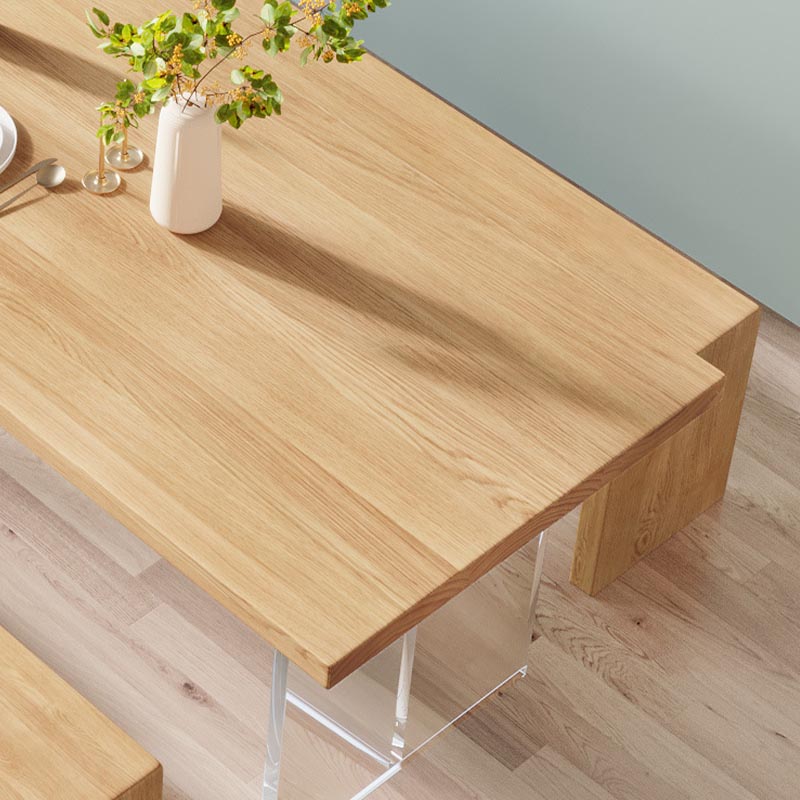 Modern 1/3/5 Pieces Dining Set Rectangle Wood Dining Table for Dining Room Kitchen