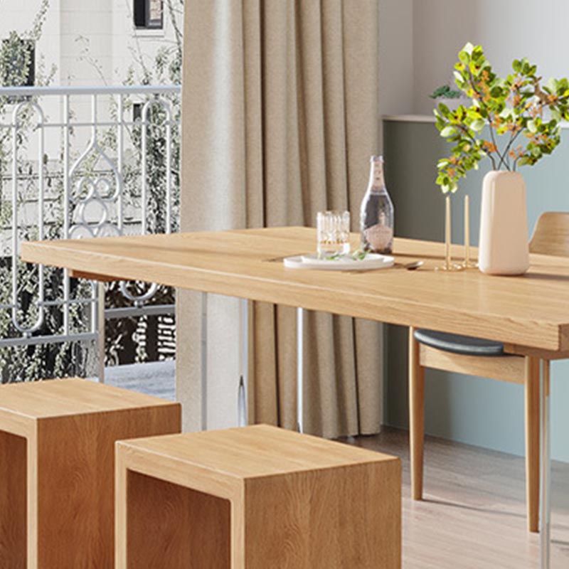 Modern 1/3/5 Pieces Dining Set Rectangle Wood Dining Table for Dining Room Kitchen