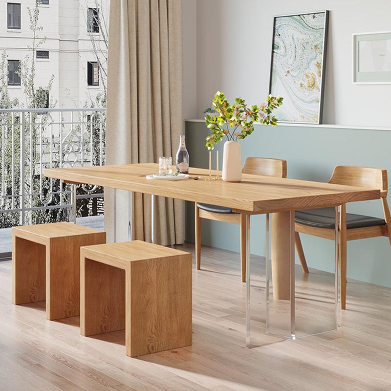 Modern 1/3/5 Pieces Dining Set Rectangle Wood Dining Table for Dining Room Kitchen