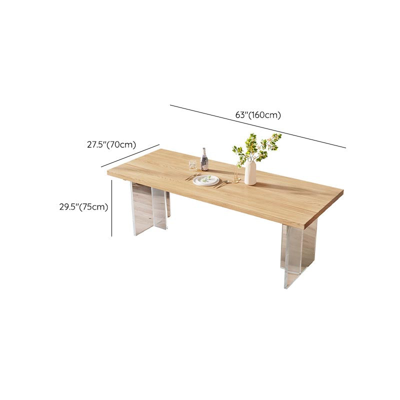 Modern 1/3/5 Pieces Dining Set Rectangle Wood Dining Table for Dining Room Kitchen