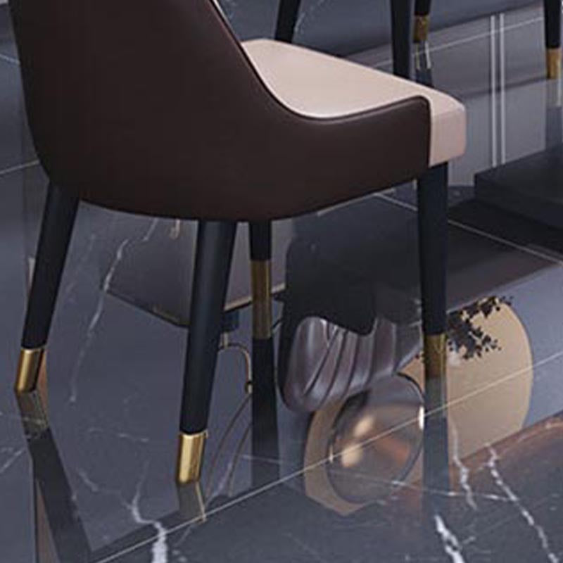 1/4/5/6 Pieces Dining Set Contemporary Rectangle Sintered Stone Dining Table Set