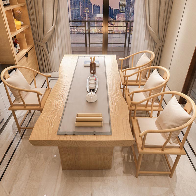 Modern Wood Dining Table Set 1/5 Pieces Dining Set for Home Use