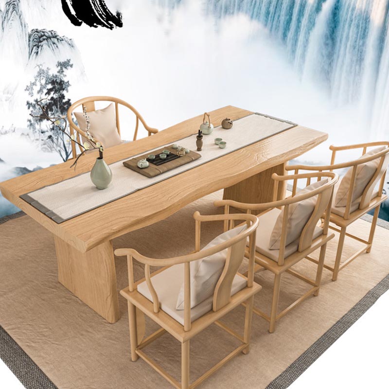 Modern Wood Dining Table Set 1/5 Pieces Dining Set for Home Use