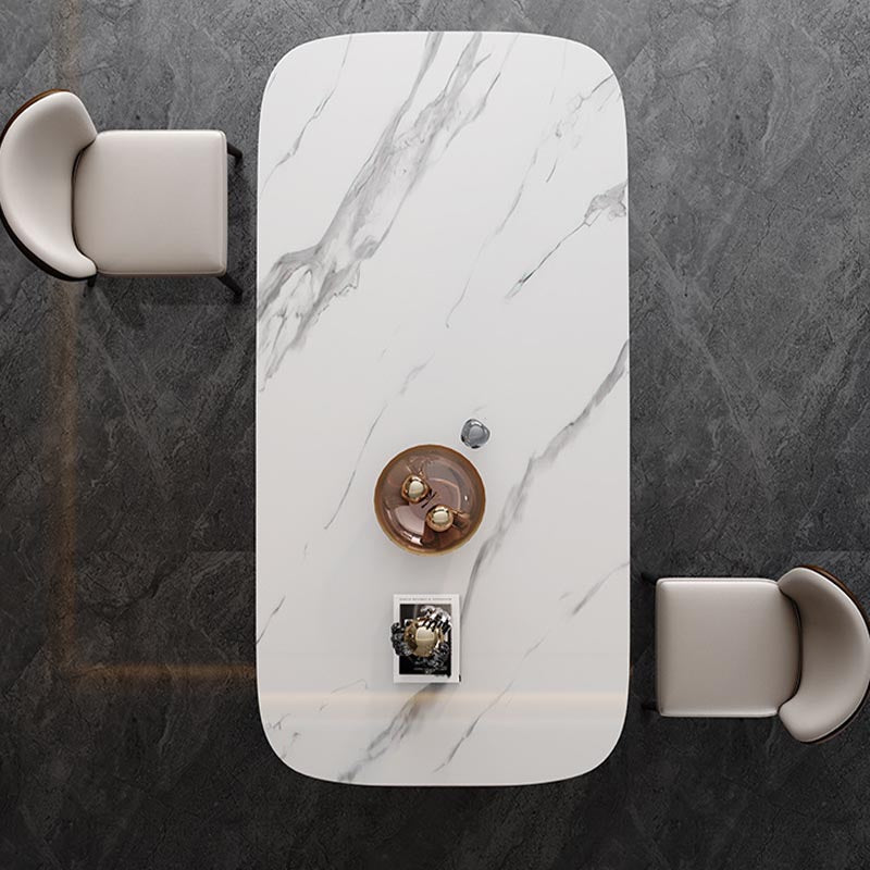 Glam Rectangle Table Set 1/3/4/5/6 Pieces Dining Set for Home Use